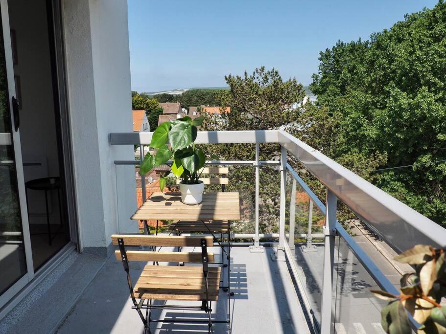 Ferienwohnung Appart T3 / Parking/Terrasse/Vue Le Touquet Exterior foto
