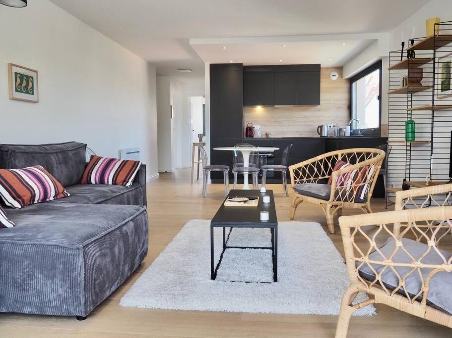 Ferienwohnung Appart T3 / Parking/Terrasse/Vue Le Touquet Exterior foto